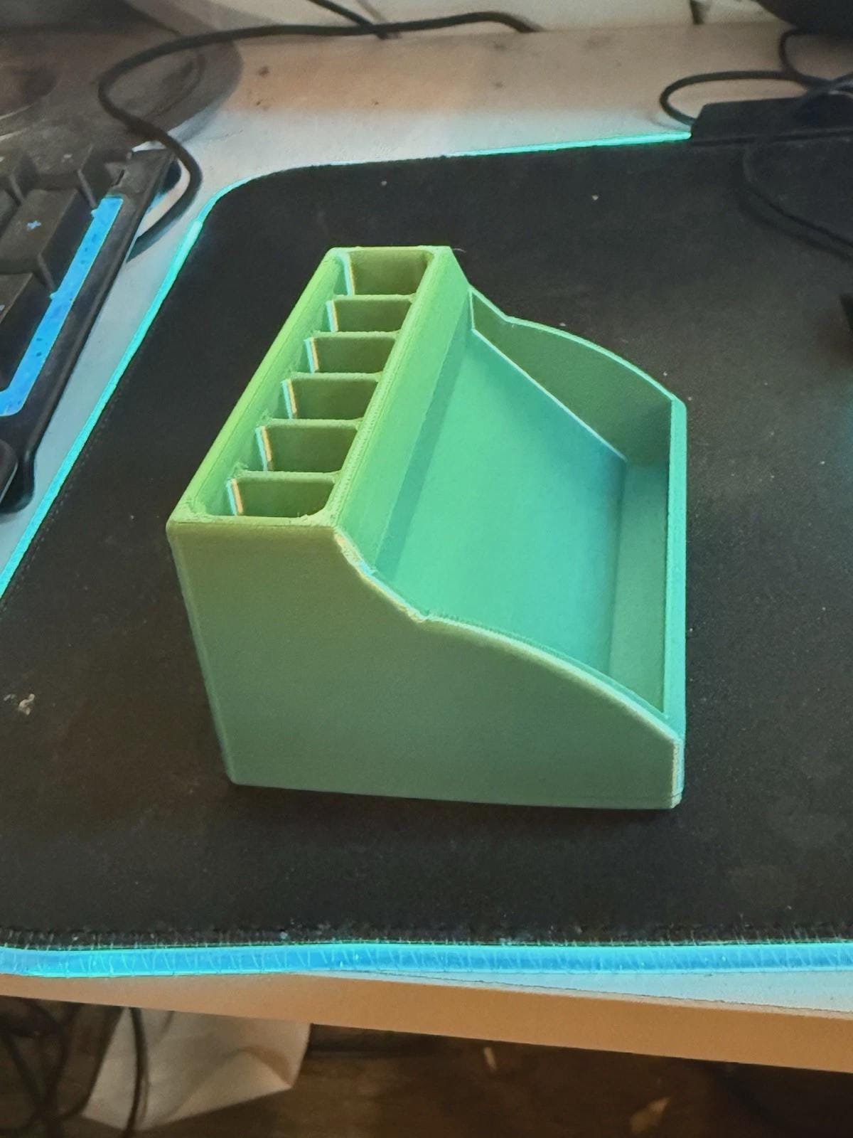 3-D Printed Pen Holder Business Card Holder