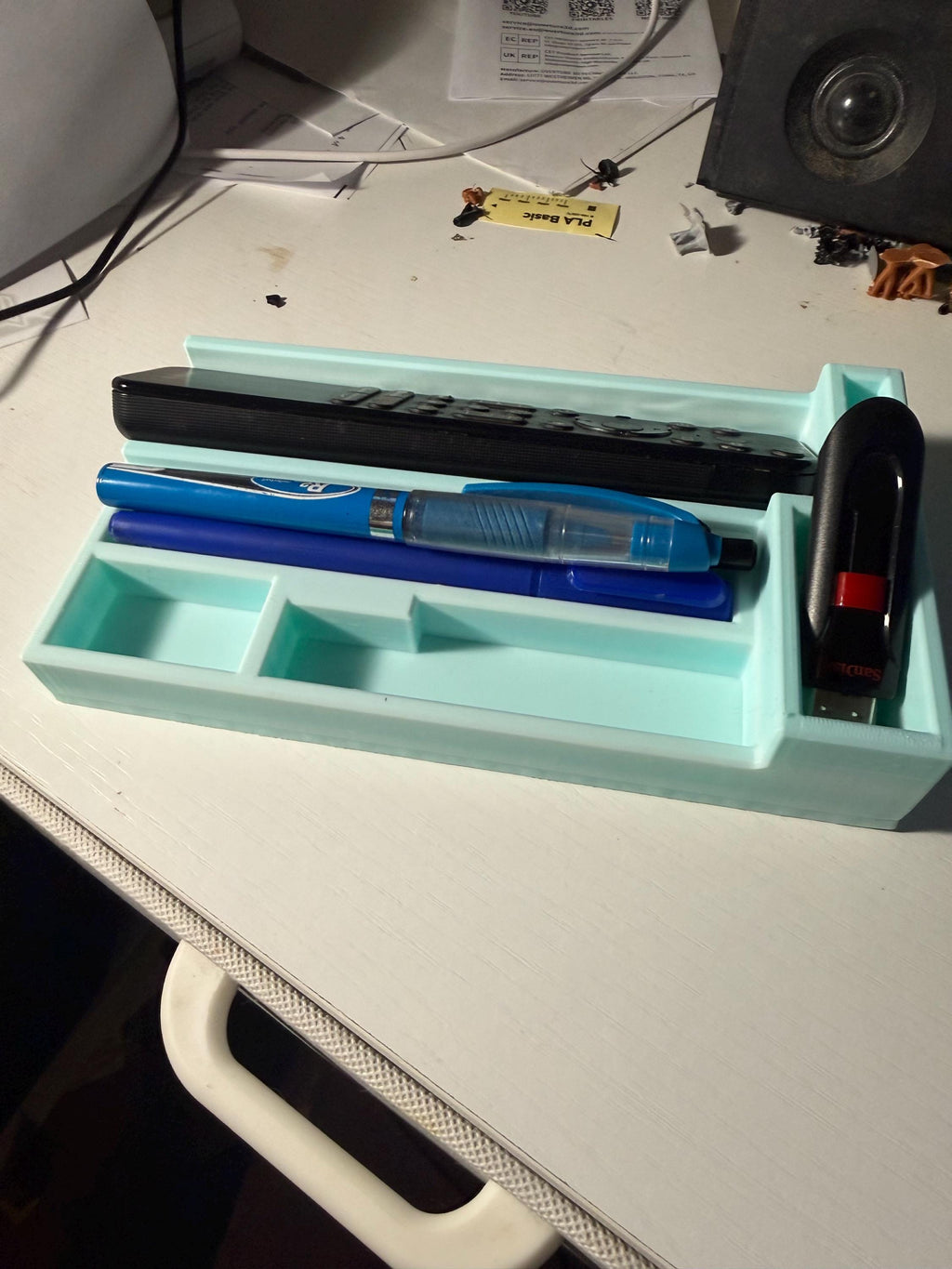 Desk Organizer Tray | Remote Control Holder | Pen & Office Organizer