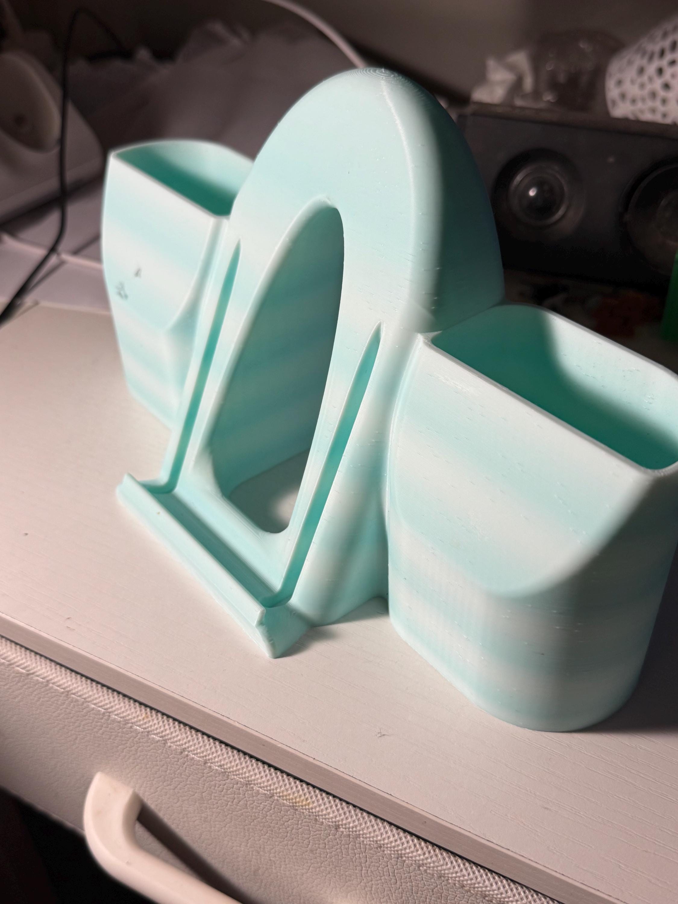 Desk Organizer with Phone Stand | Pen Holder Dock