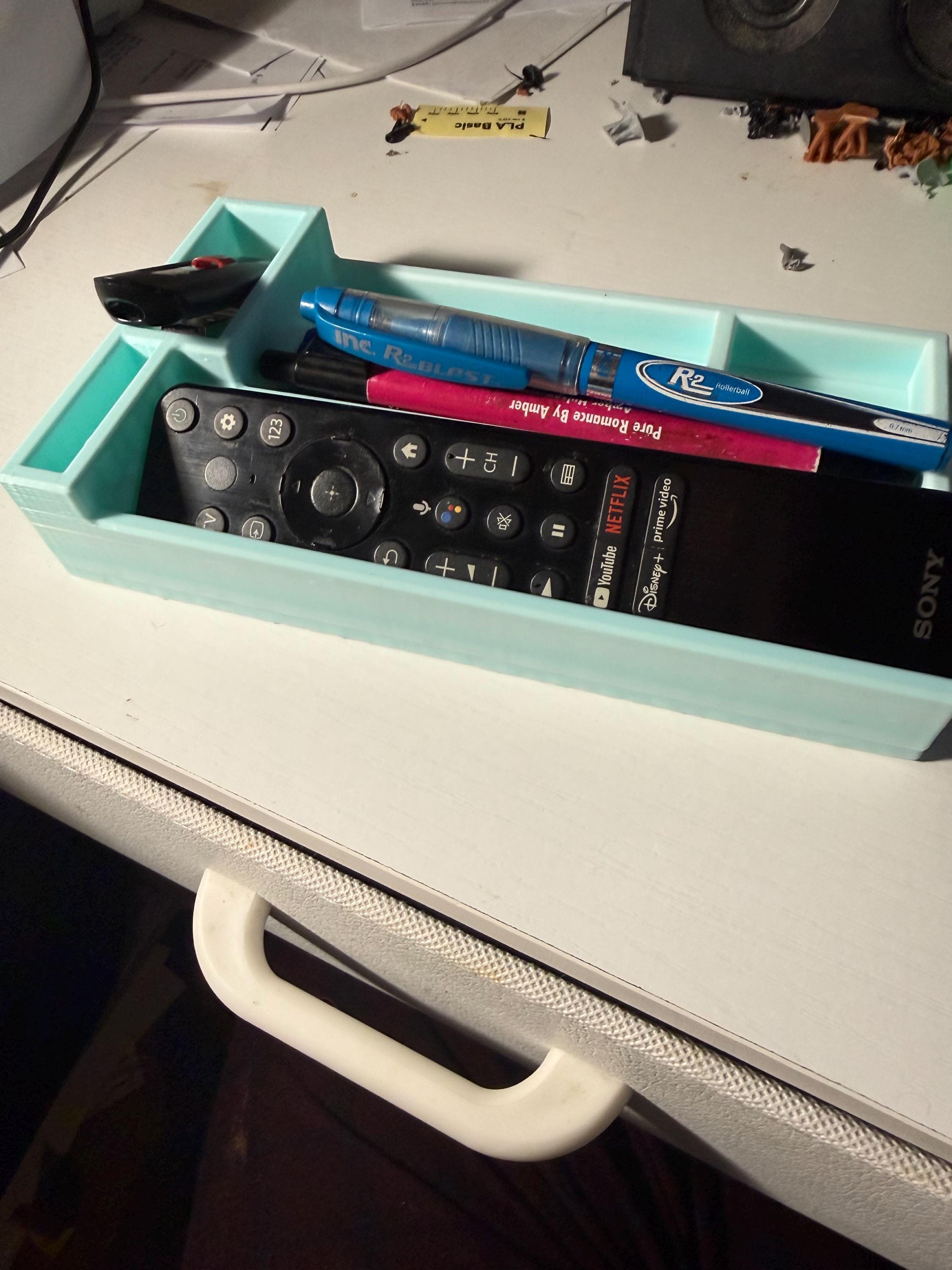 Desk Organizer Tray | Remote Control Holder | Pen & Office Organizer