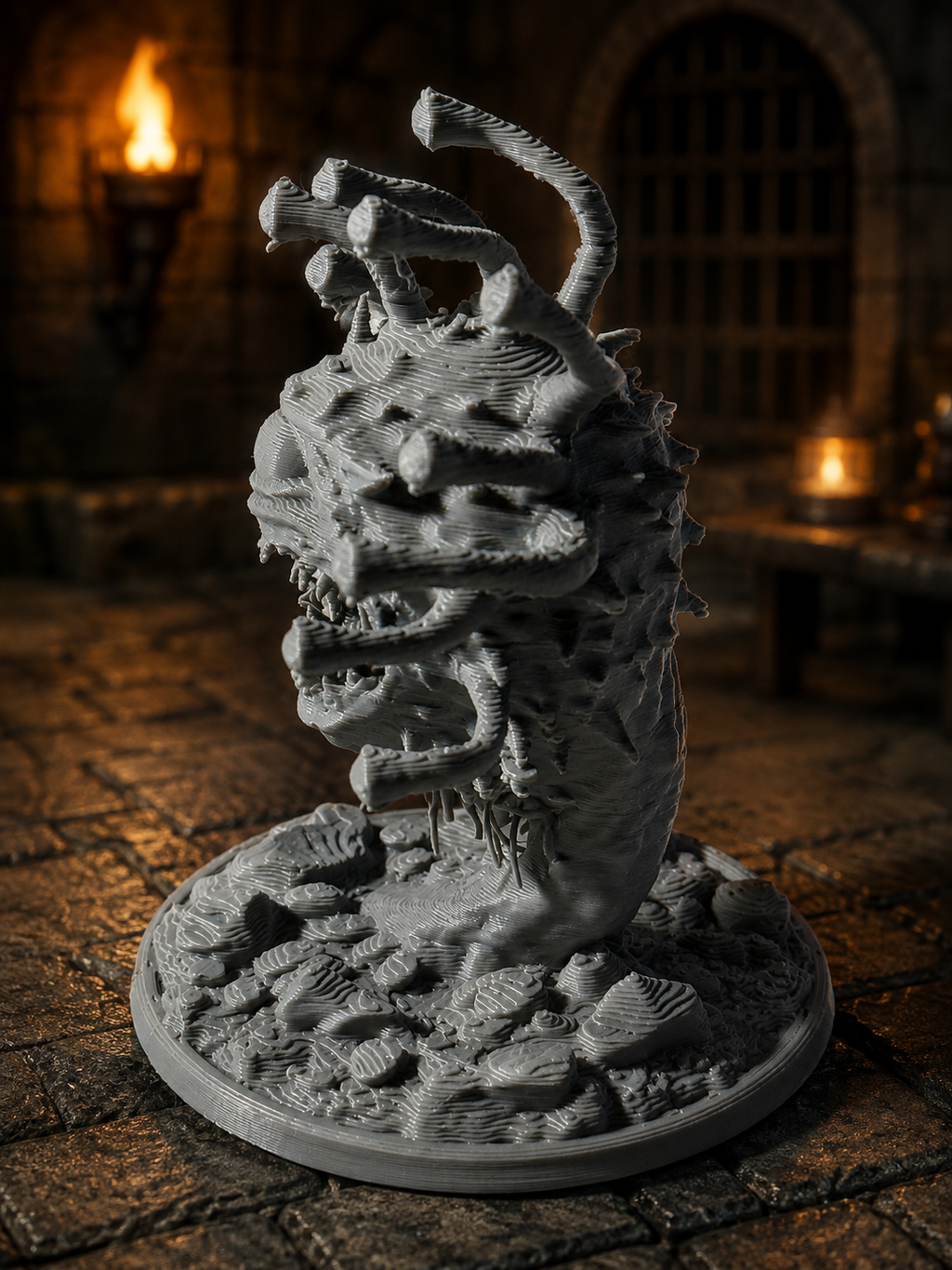 Beholder Miniature – 3D Printed D&D Tabletop Mini