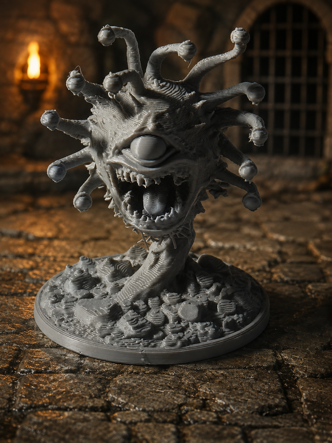Beholder Miniature – 3D Printed D&D Tabletop Mini