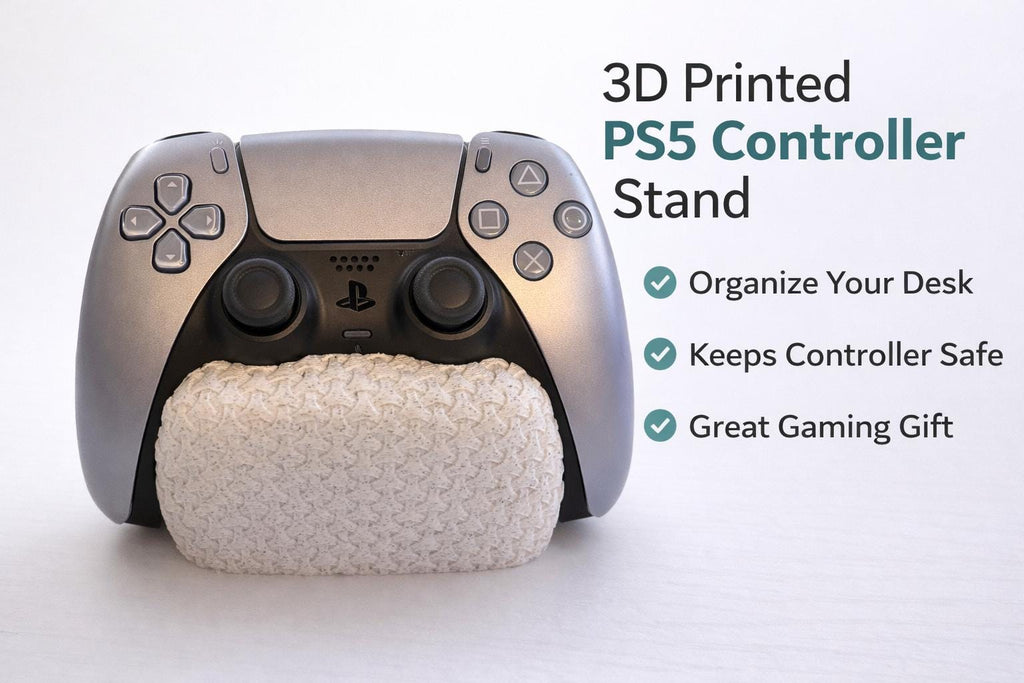 PS5 Controller Stand | Gaming Controller Holder | Desk Organizer for Gamers