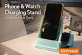 2-in-1 Phone & Smartwatch Stand | Desk Organizer Dock