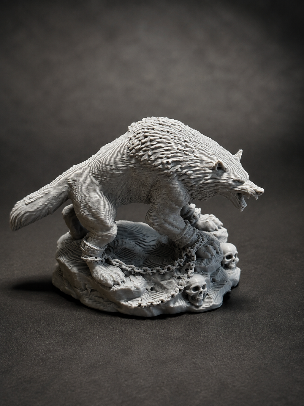 Dire Wolf Miniature Set – 3D Printed Tabletop Mini