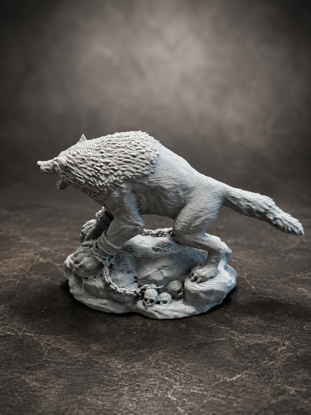 Dire Wolf Miniature Set – 3D Printed Tabletop Mini