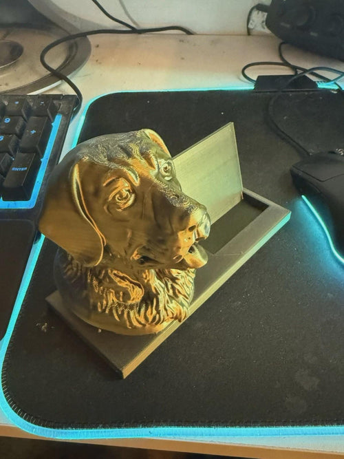 3-D Printed Labrador Business Card Holder