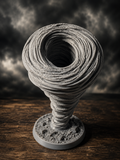 Tornado Elemental Miniature – 3D Printed D&D Tabletop Mini