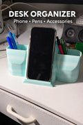Desk Organizer with Phone Stand | Pen Holder Dock