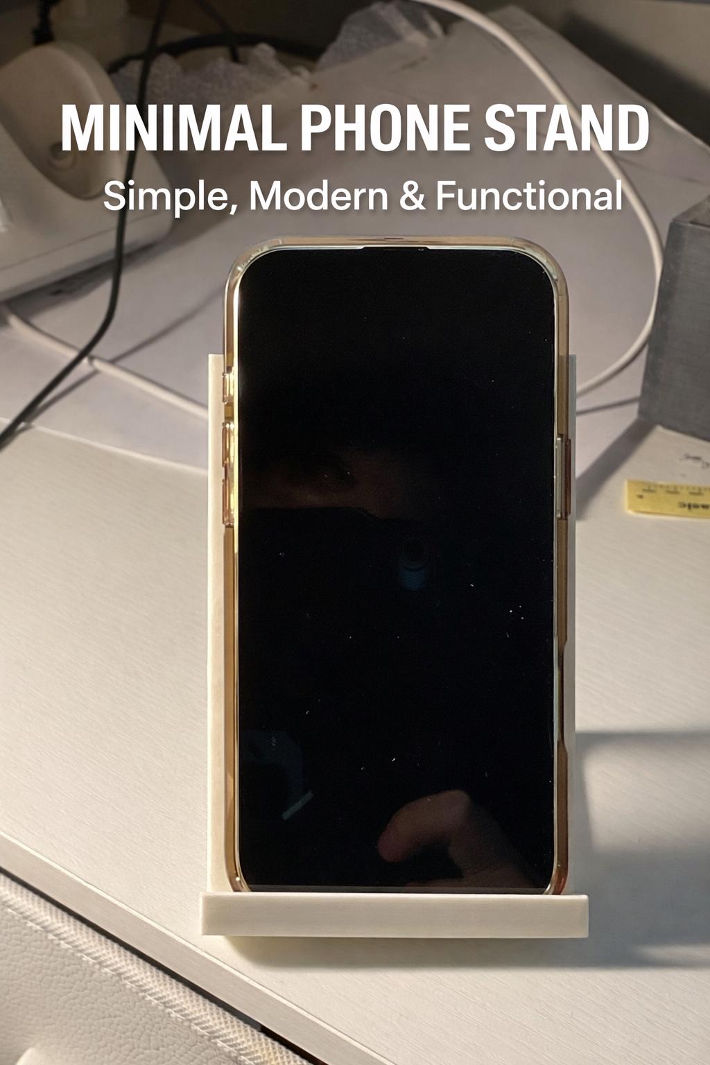Minimal Phone Stand for Desk | Modern Phone Holder
