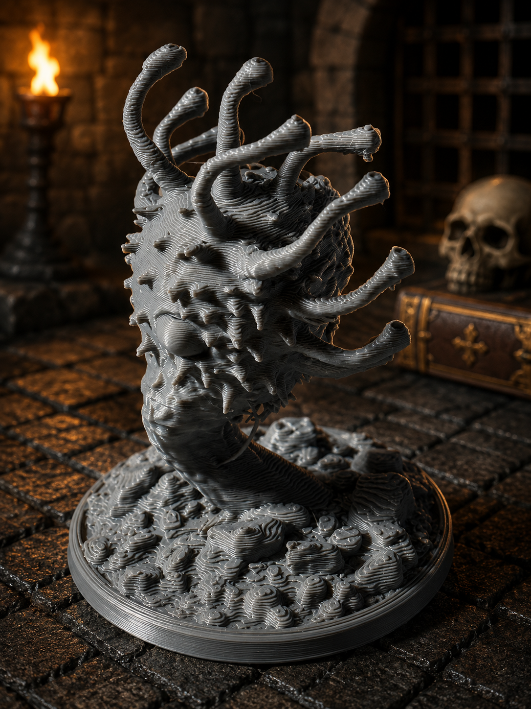 Beholder Miniature – 3D Printed D&D Tabletop Mini