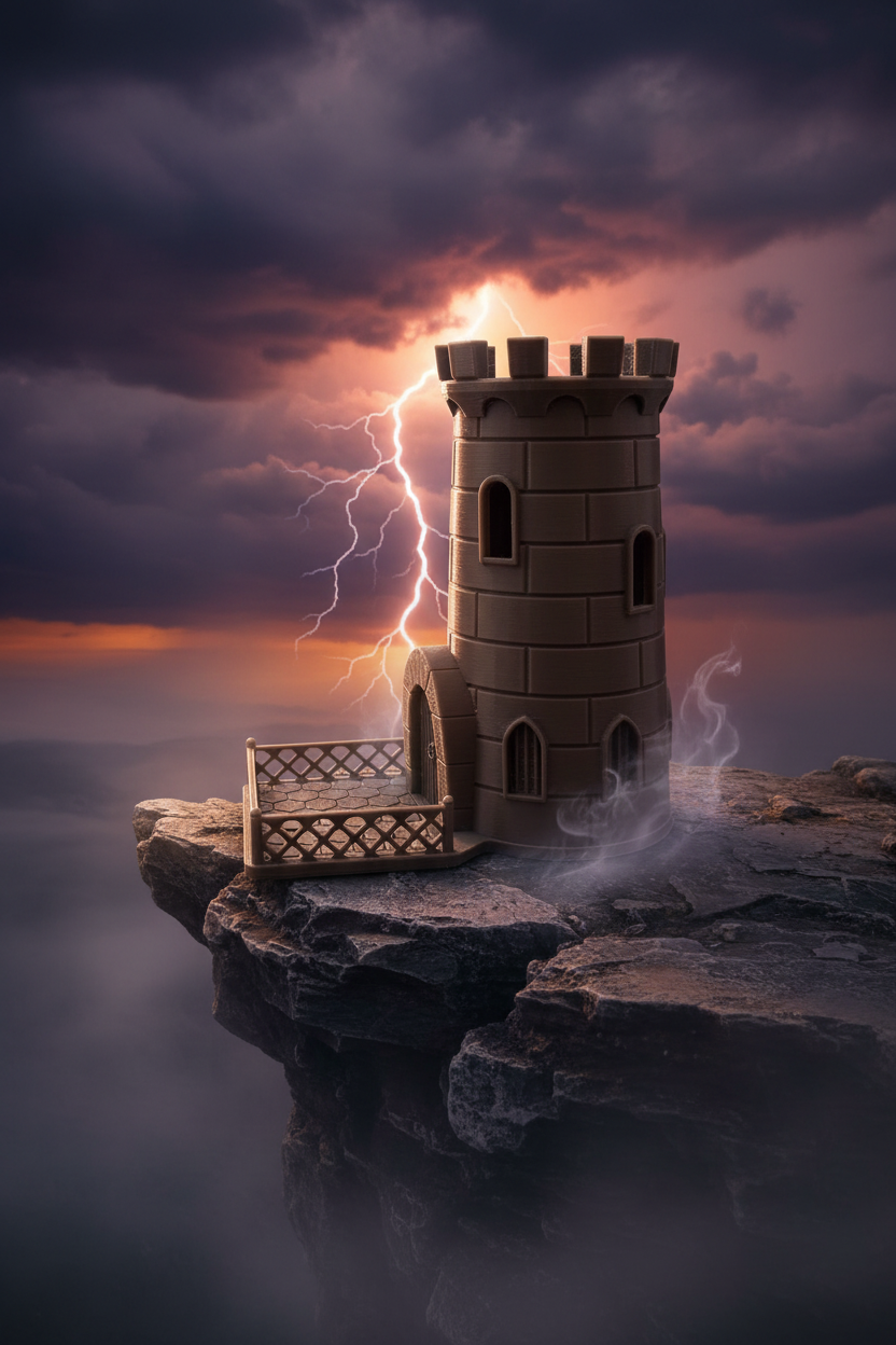 Dice Tower - Fantasy Landscape