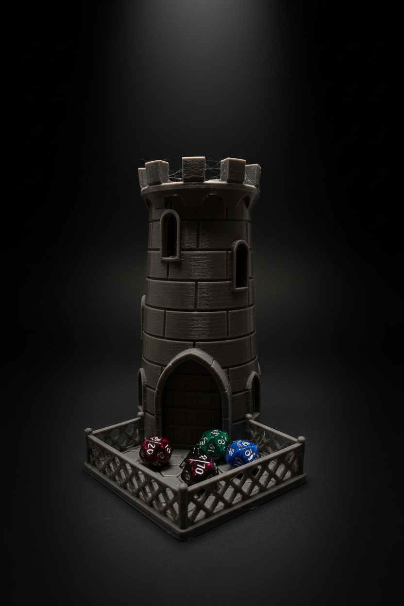 Dice Tower - Low Angle Studio