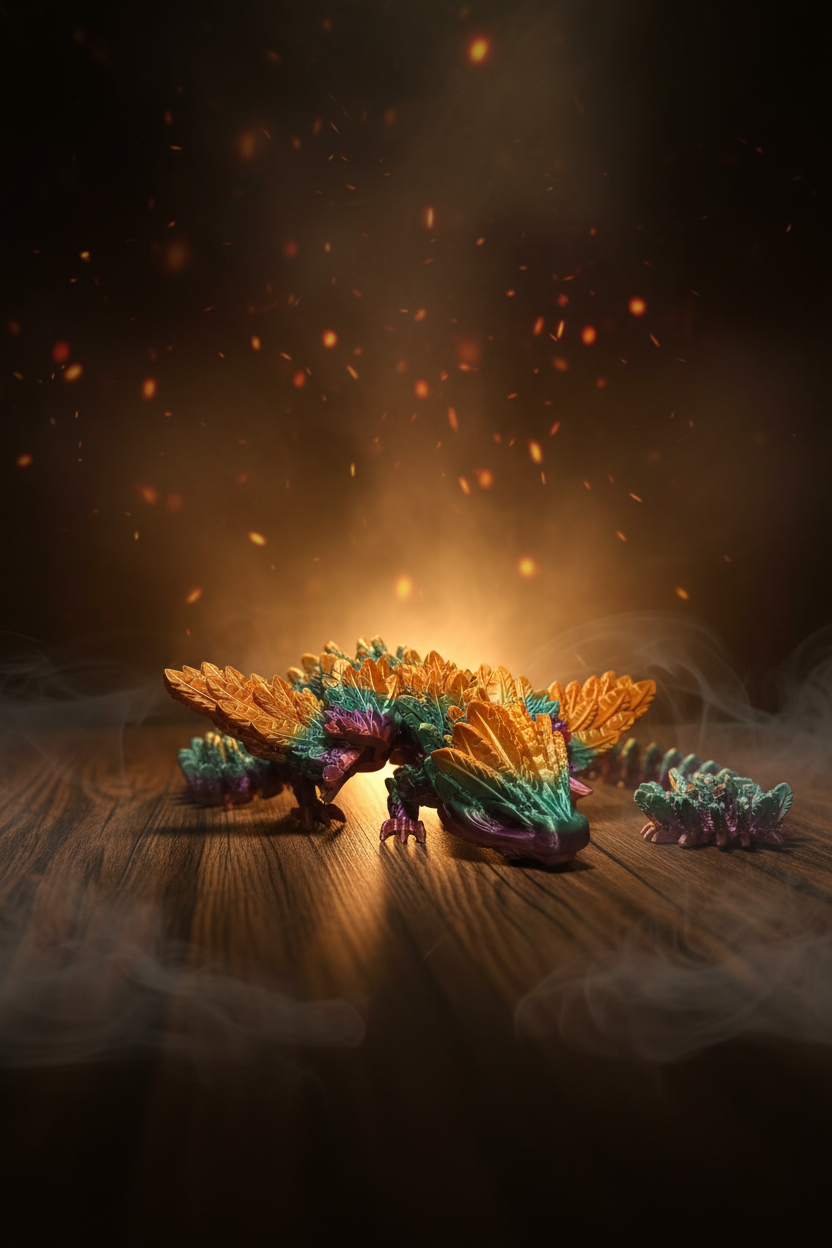 Dragon Fantasy Scene