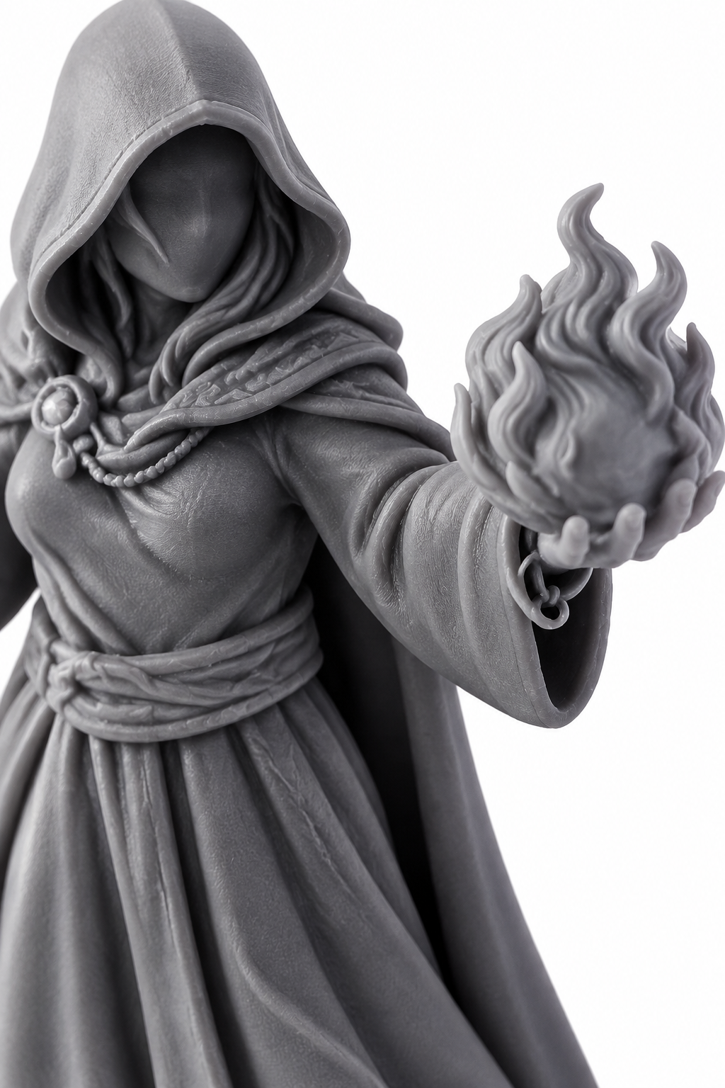 Female Wizard Miniature - Detail