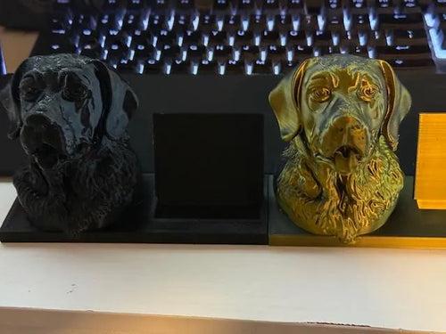 3-D Printed Labrador Business Card Holder