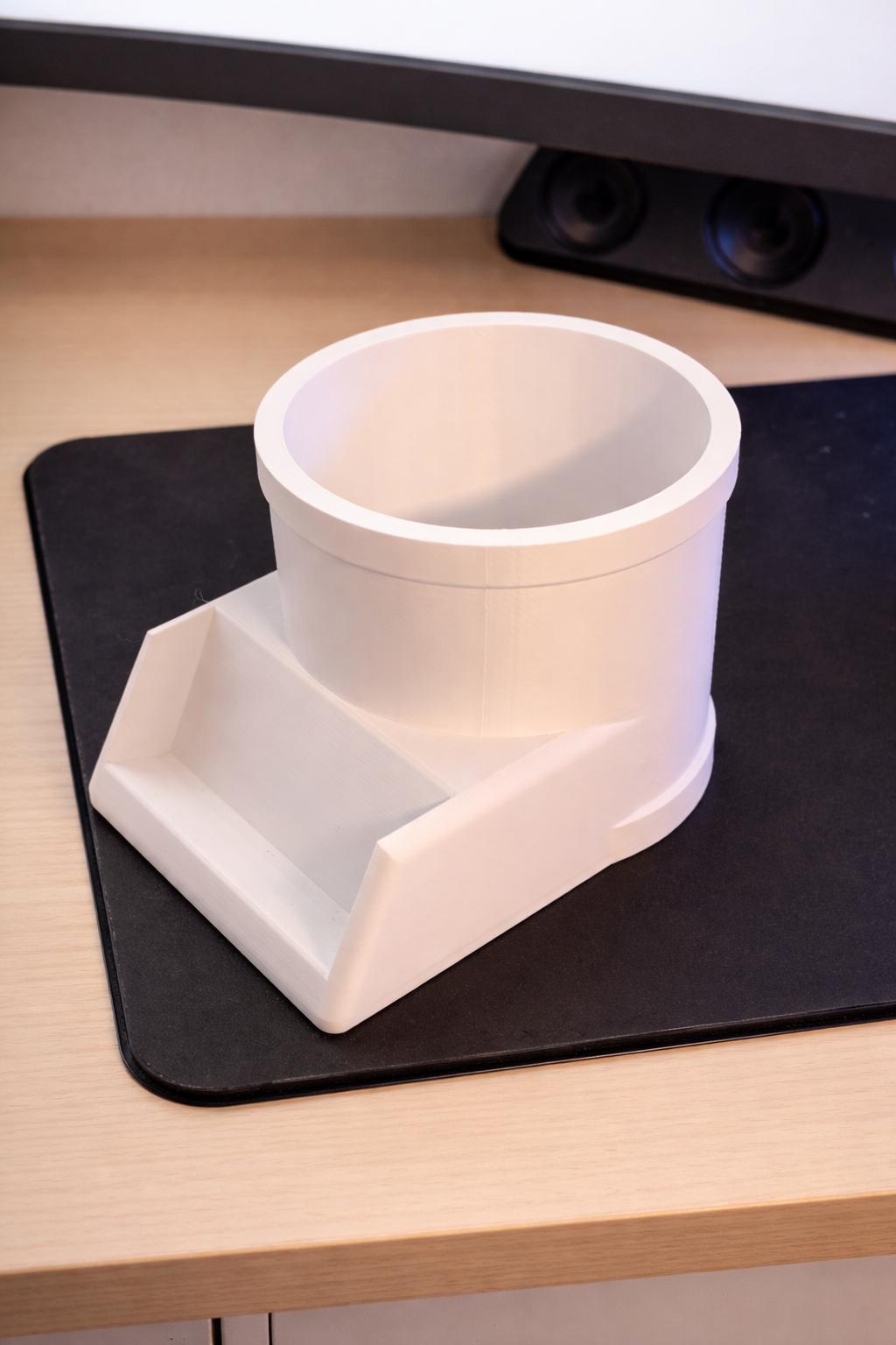Pen & Business Card Holder Desk Organizer