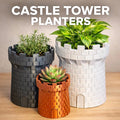 3-D Printed   Castle Tower Planter