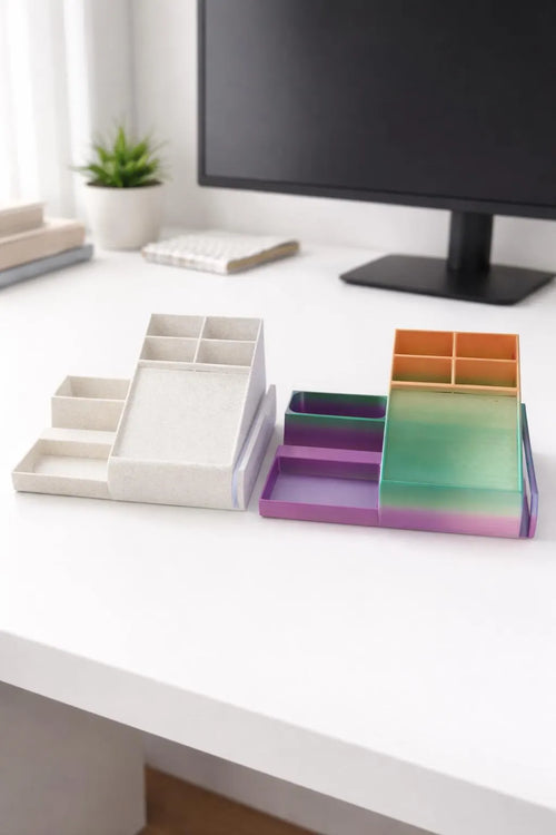 3-D Printed Desk Organizer With Phone Holder