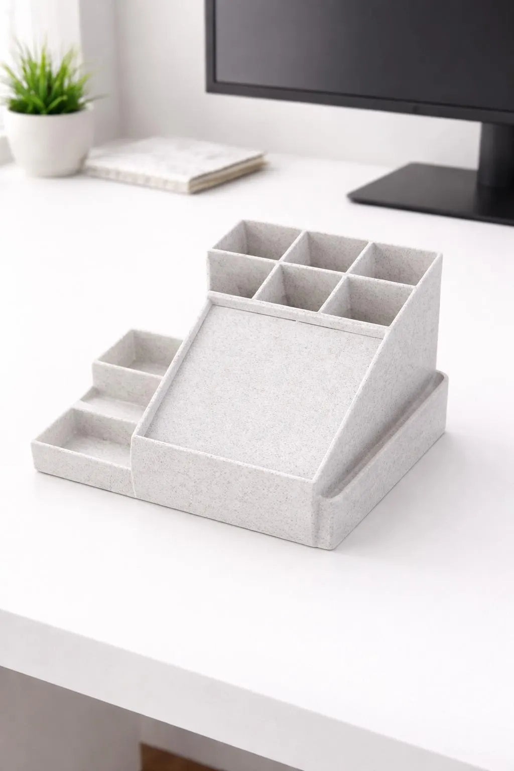 3-D Printed Desk Organizer With Phone Holder