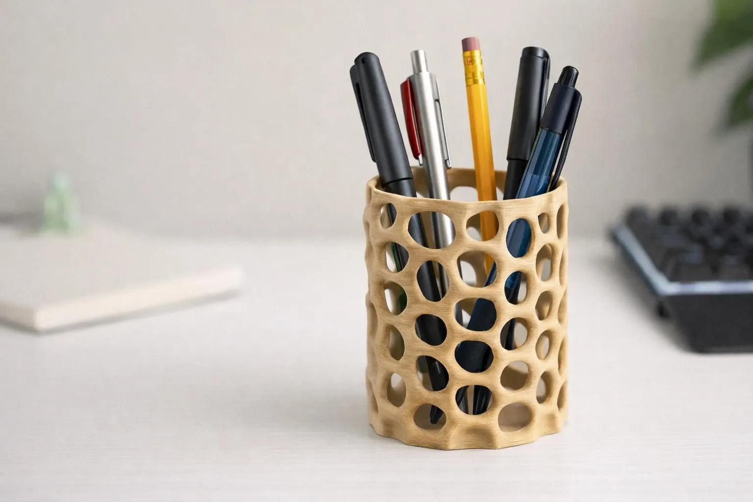Honeycomb Pen Holder
