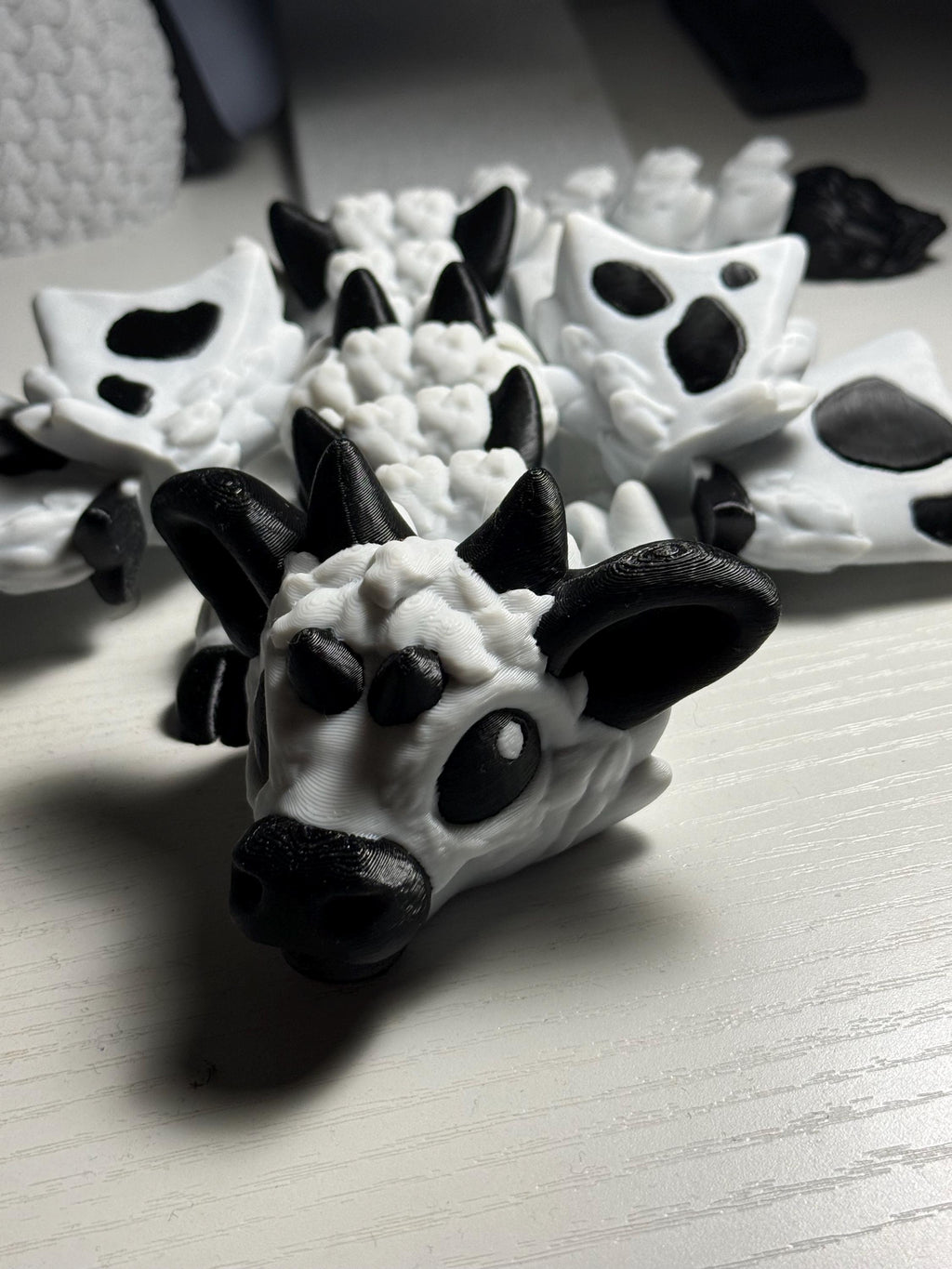 Flexi Cow Dragon — 3D Printed Articulated Dragon Toy Gift for Kids & Gamers