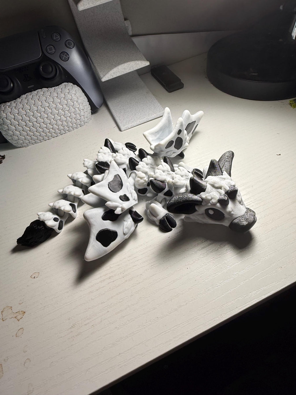 Flexi Cow Dragon — 3D Printed Articulated Dragon Toy Gift for Kids & Gamers