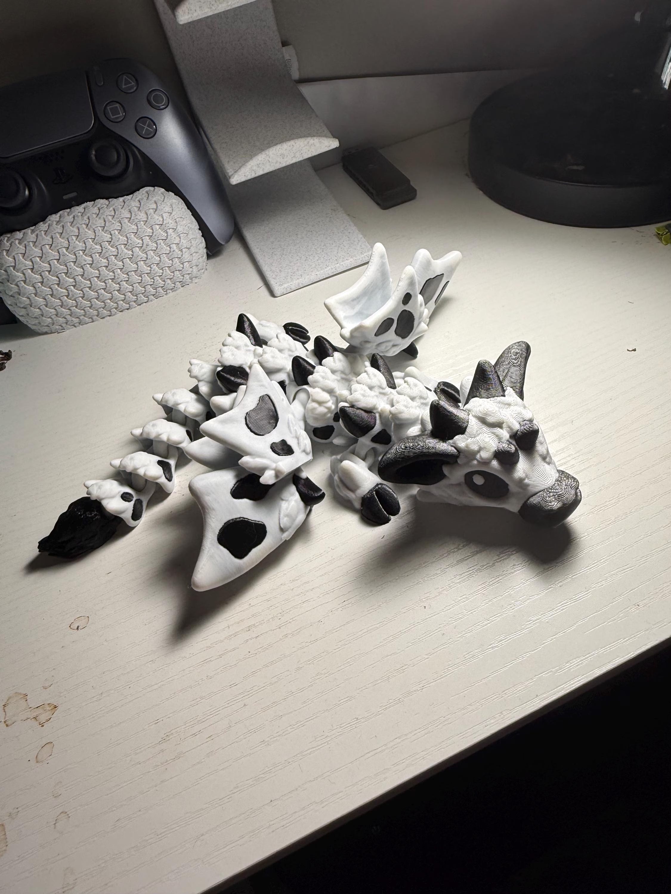 Flexi Cow Dragon — 3D Printed Articulated Dragon Toy Gift for Kids & Gamers