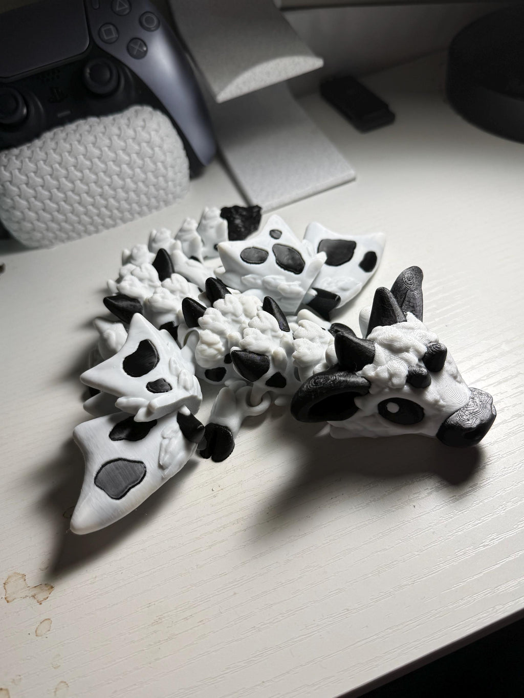 Flexi Cow Dragon — 3D Printed Articulated Dragon Toy Gift for Kids & Gamers