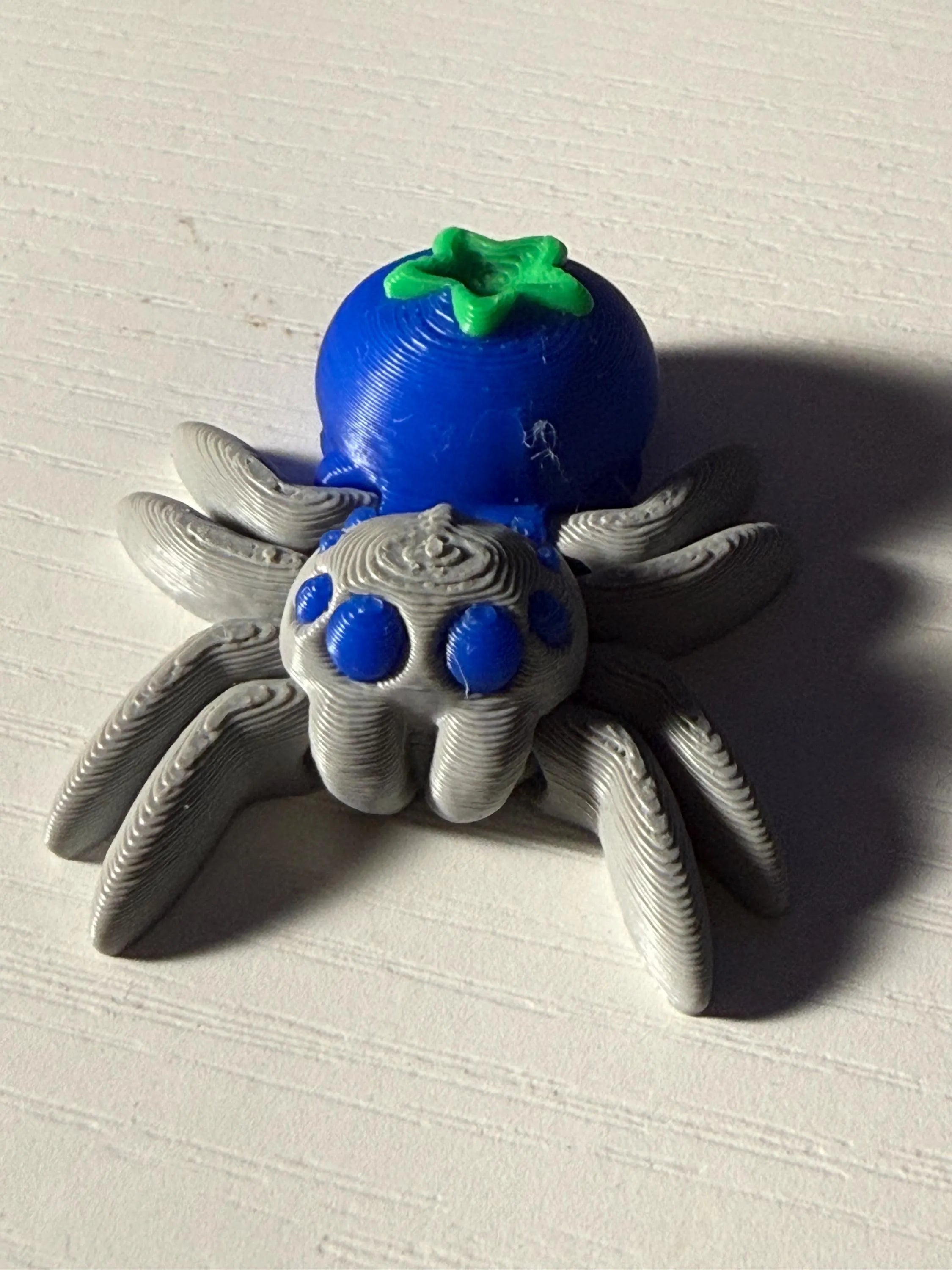 Set Of 4 Articulated, Fruit Spiders