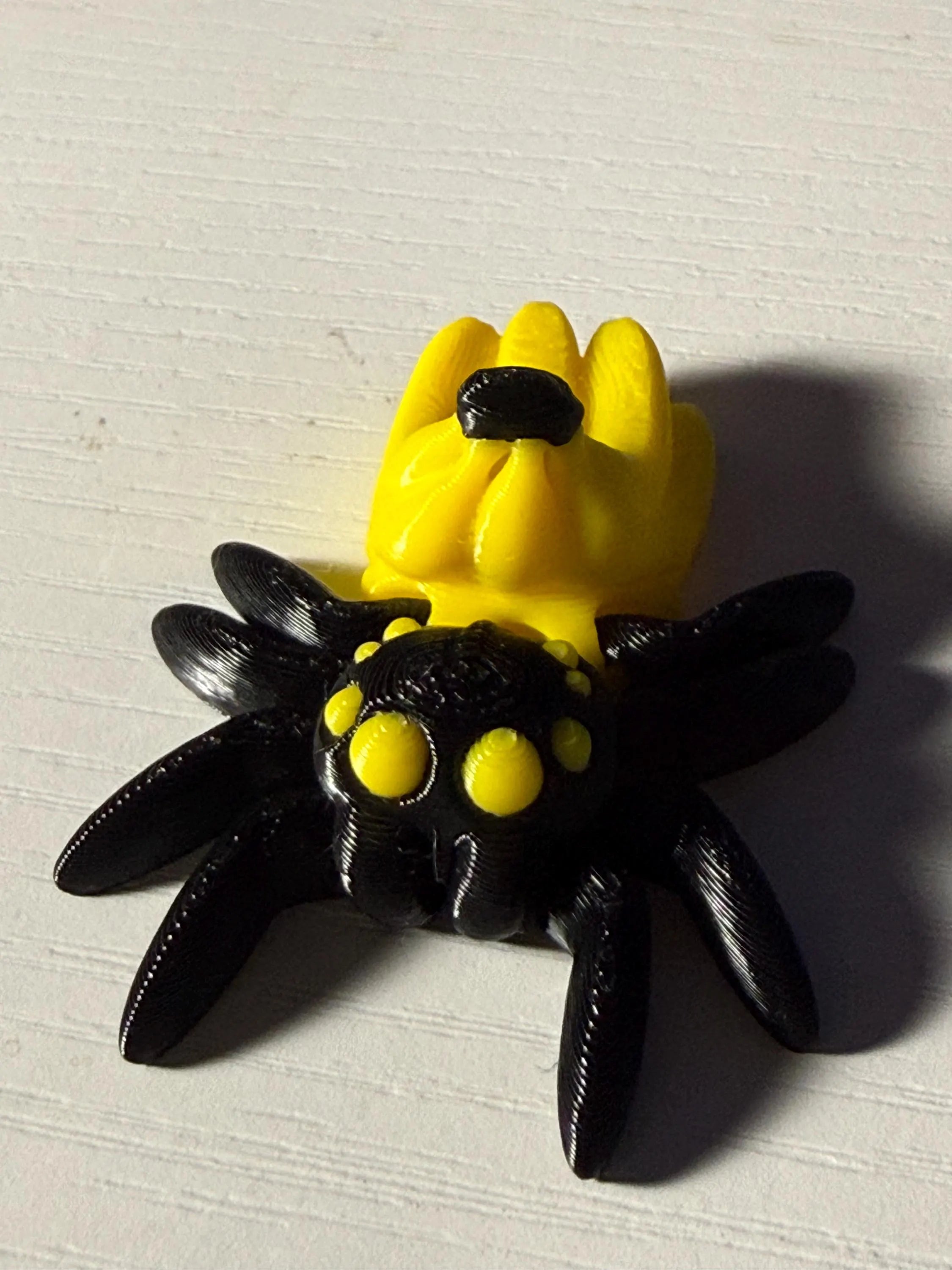 Set Of 4 Articulated, Fruit Spiders