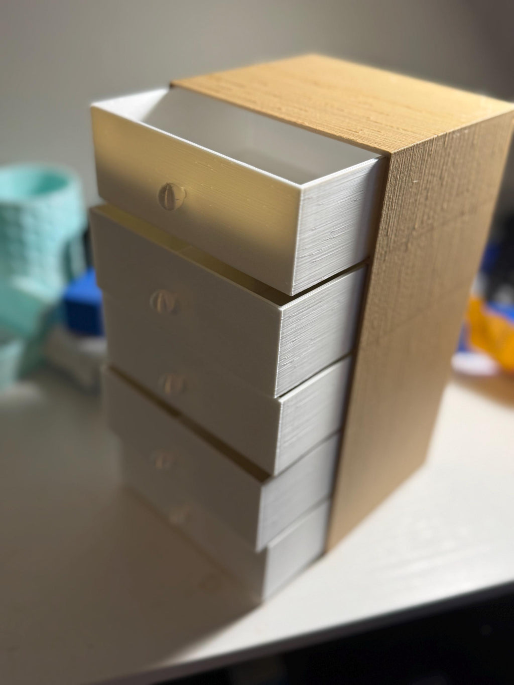 3D Printed Jewelry Box — Unique Handmade Gift for Her, Organizer & Keepsake Box