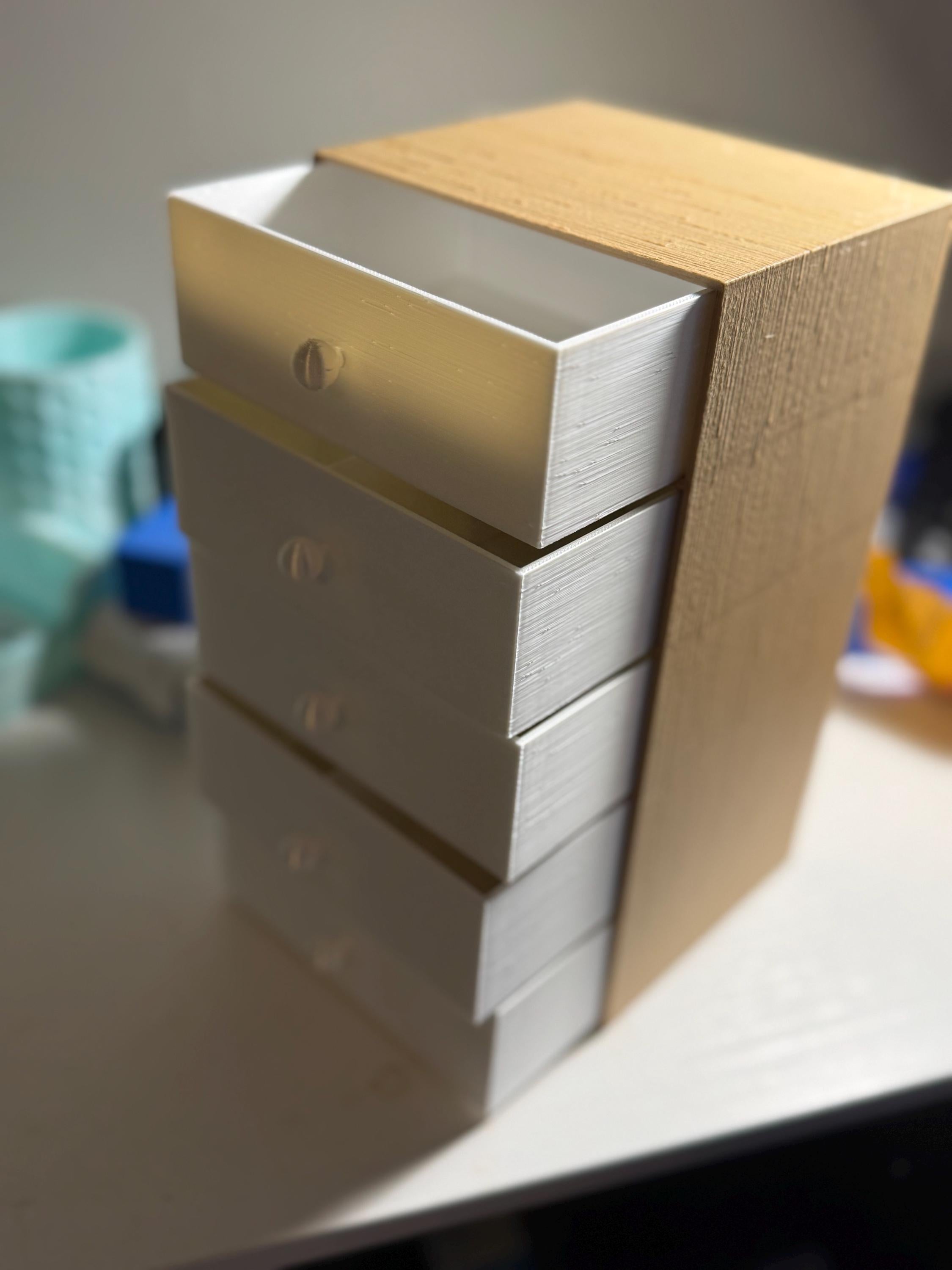 3D Printed Jewelry Box — Unique Handmade Gift for Her, Organizer & Keepsake Box