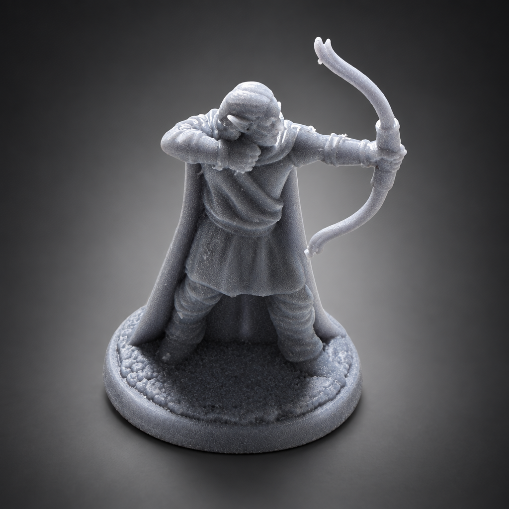 Elf Archer miniature side view