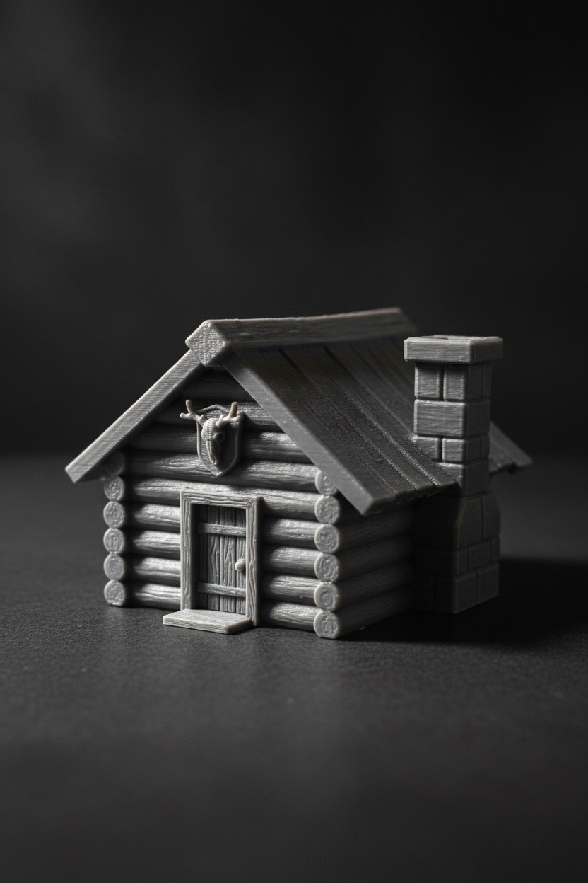 Log Cabin - Detail Close Up
