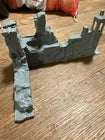 3D Printed Ruined Stone Wall Terrain — 32mm DnD & Wargame Miniature Scenery