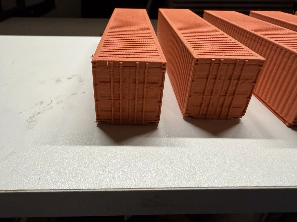 6 Ho scale 40 ft  Shipping Containers