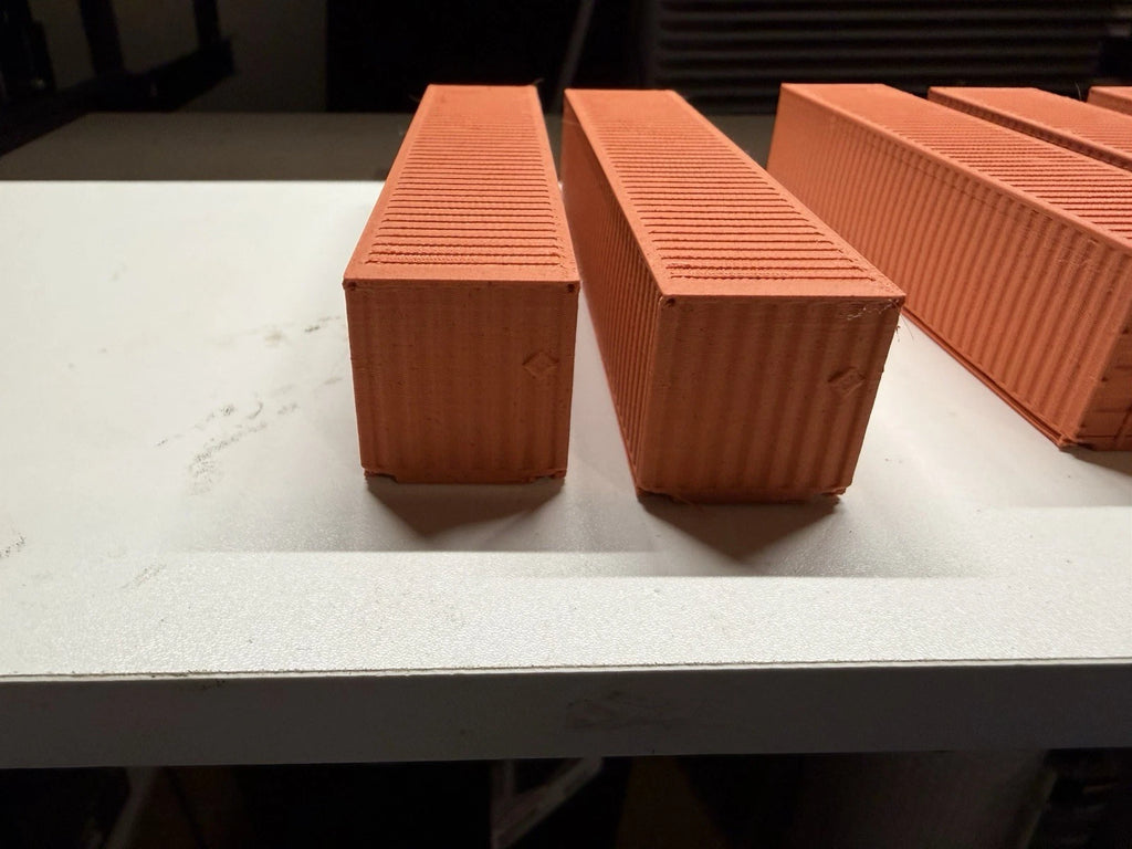 6 Ho scale 40 ft  Shipping Containers