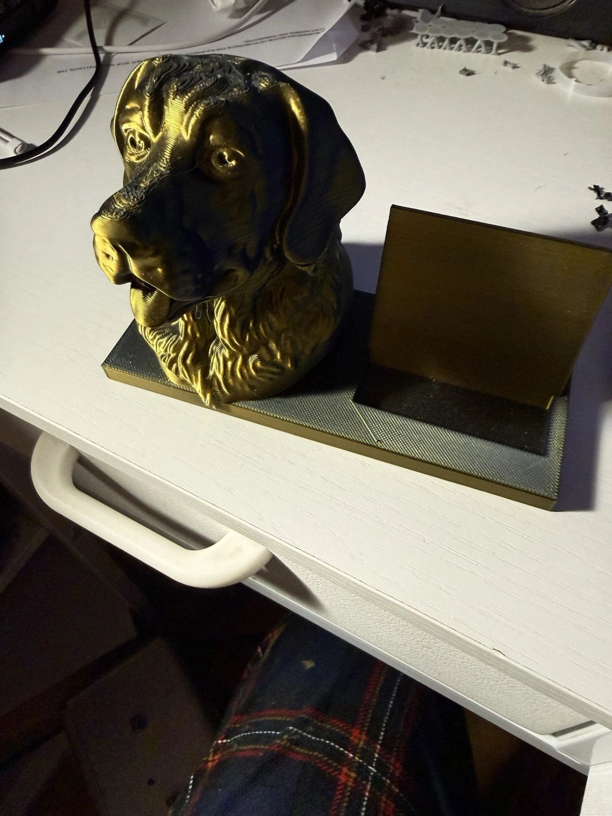 3-D Printed Labrador Business Card Holder