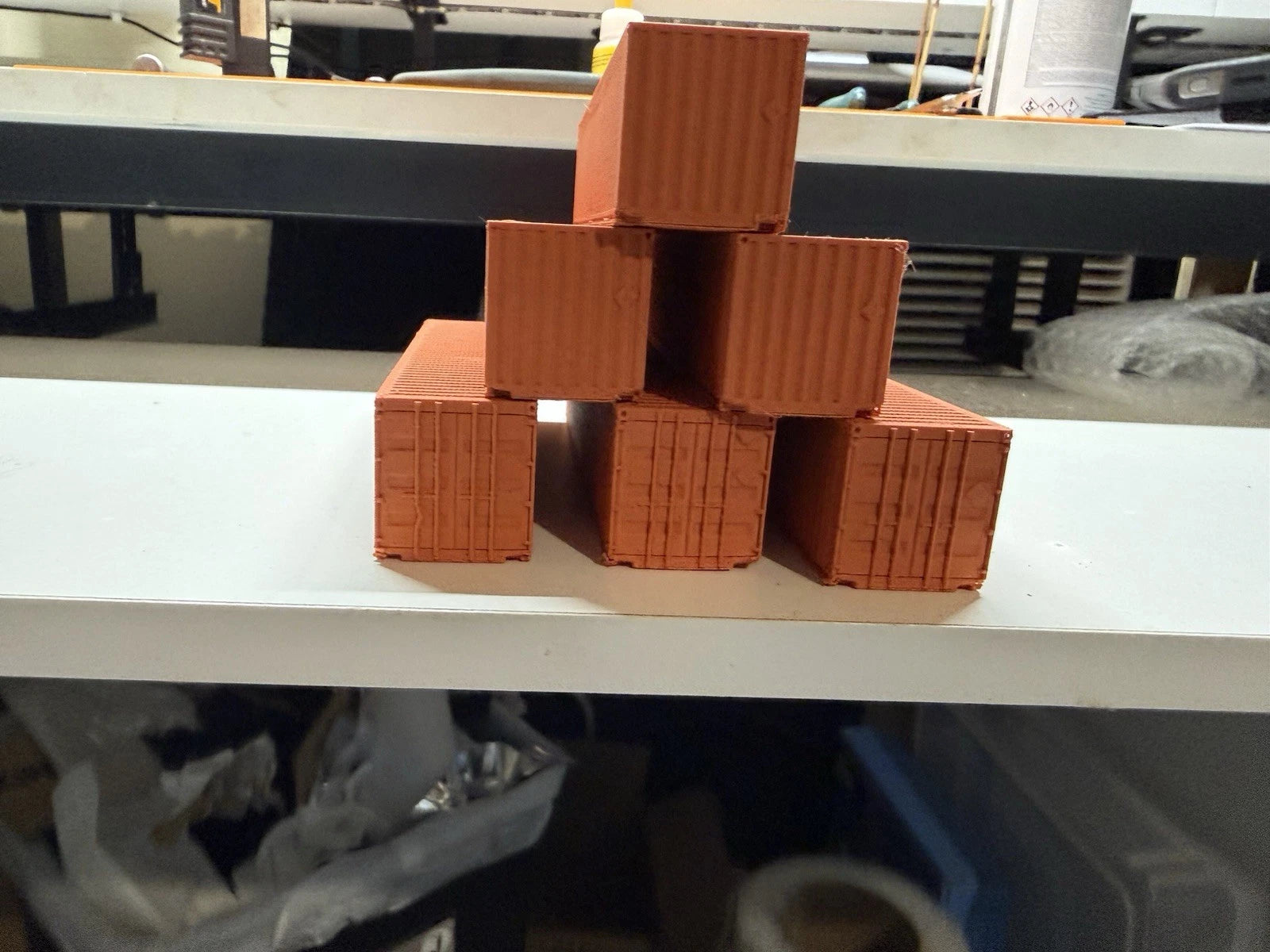 6 Ho scale 40 ft  Shipping Containers