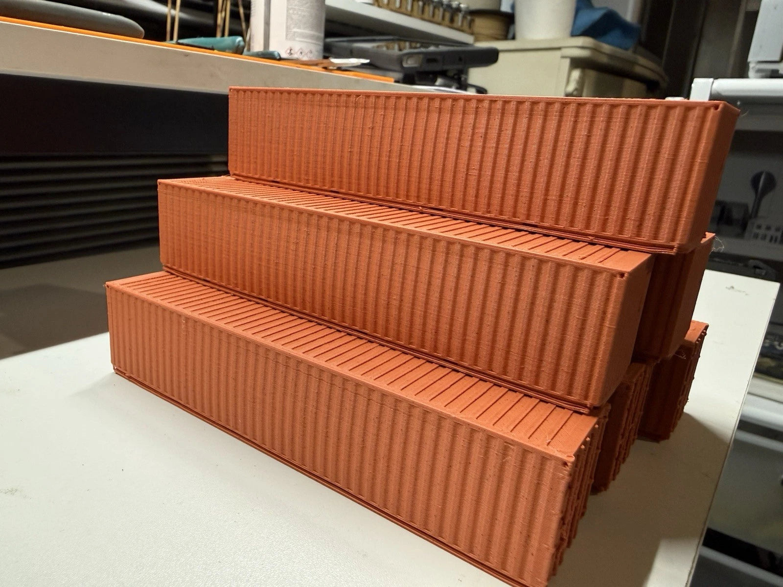 6 Ho scale 40 ft  Shipping Containers