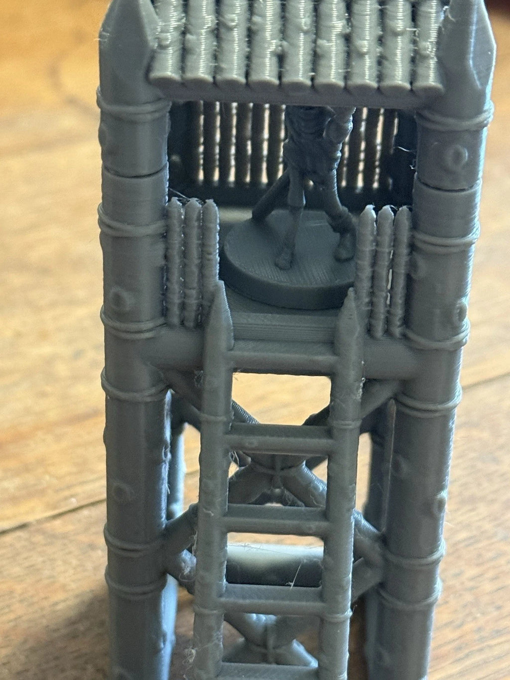 3D Printed Watchtower Miniature Terrain — 28mm/32mm DnD & Pathfinder Wargame
