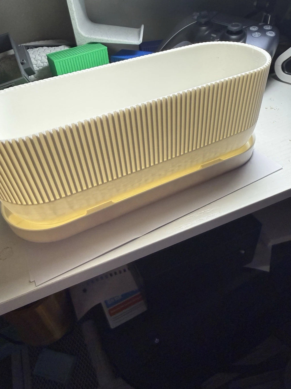 Modern Self-Draining Planter Pot — 3D Printed Indoor Plant Pot for Home Décor