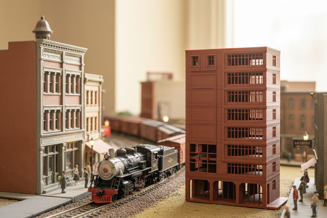 Steam locomotive scene