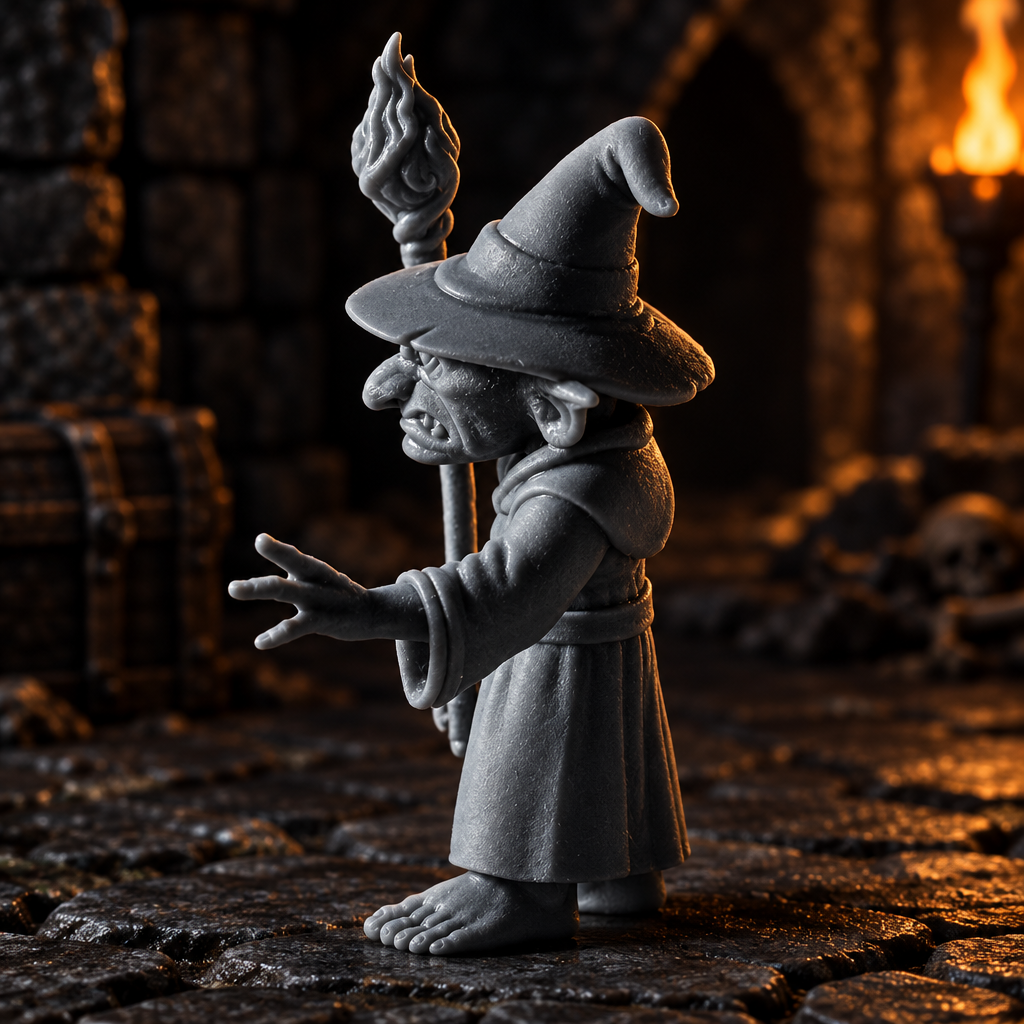 Wizard Goblin Dungeon Staff